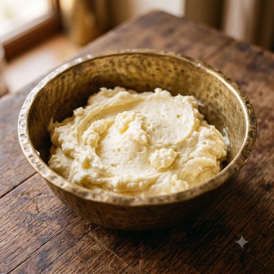 Makkhan (Butter) — step 5 of the Adhika bilona ghee process